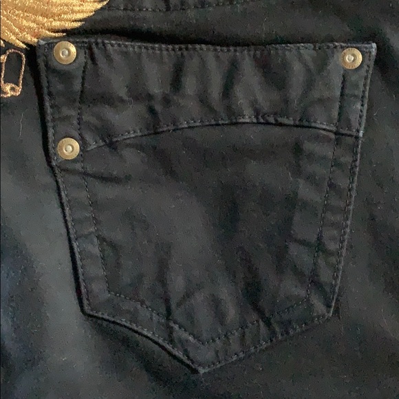 Robin’s Angel Wings Straight Leg Stretch Jeans - Picture 3 of 8